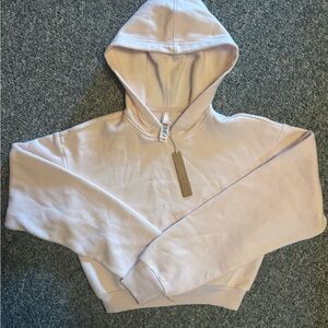 Skims nwt Light Pink Cropped Hoodie